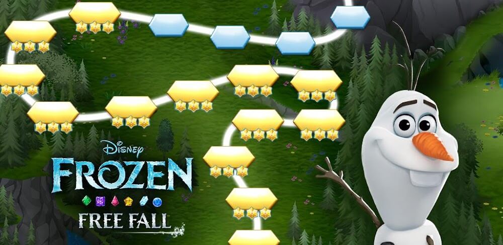 Disney Frozen Free Fall v15.15.3.4 MOD APK (Unlimited Snowballs/Move)