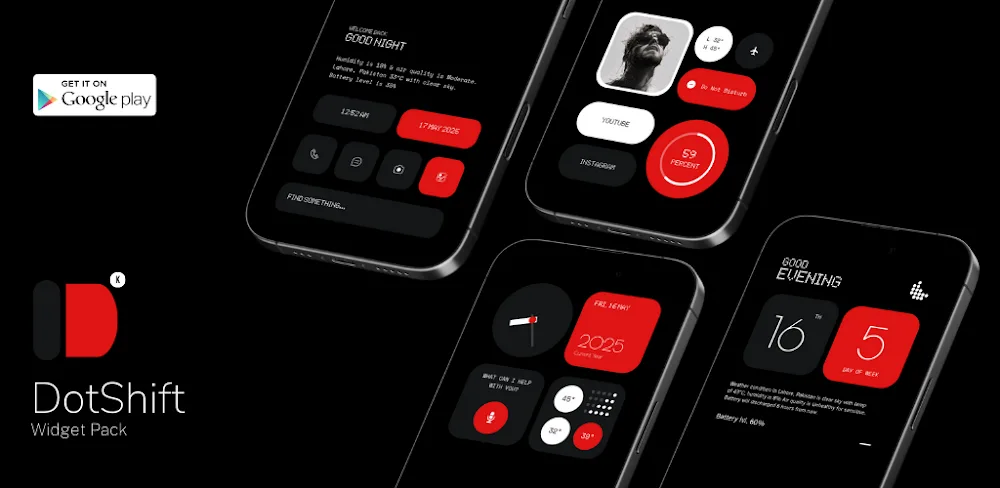 DotShift Widgets For KWGT v1.1.1.2 APK (Full Version)