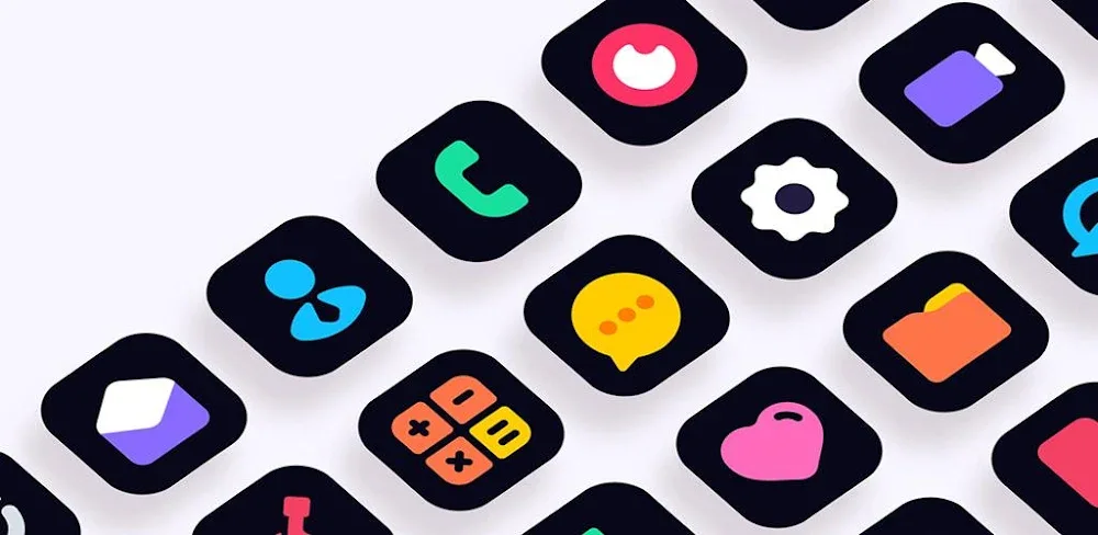 Dove Dark : Icon Pack v6.1 APK (Full Version)