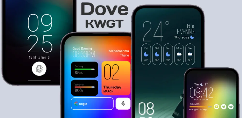 Dove KWGT v1.1.1.3 APK (Full Version)