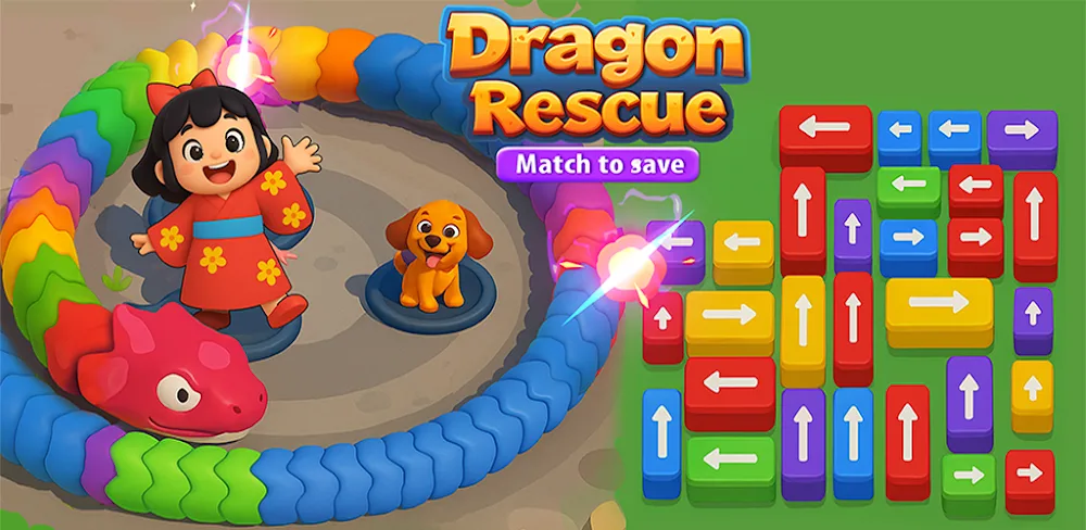 Dragon Rescue: Match to Save v1.1.1.31 MOD APK (Menu, Gem Multiplier, Unlocked No ADS)