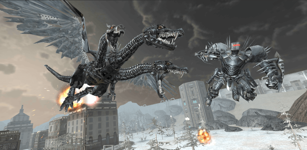 Dragon Robot 2 v2.2.5.5 MOD APK (God Mode, Money, Weapon)