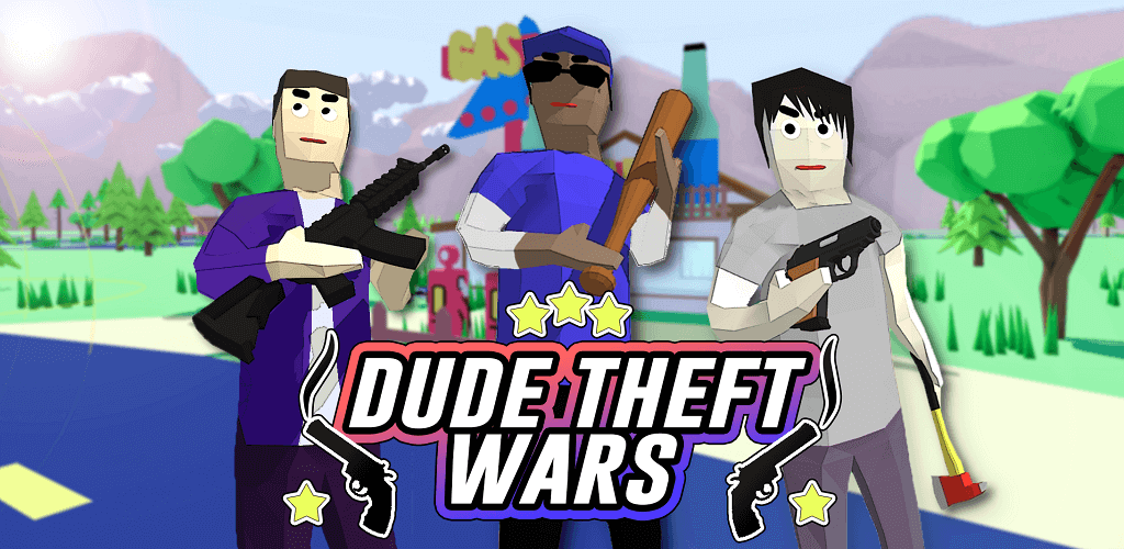 Dude Theft Wars v0.9.0.99f6 MOD APK (Unlimited Money, Ammo, God Mode)