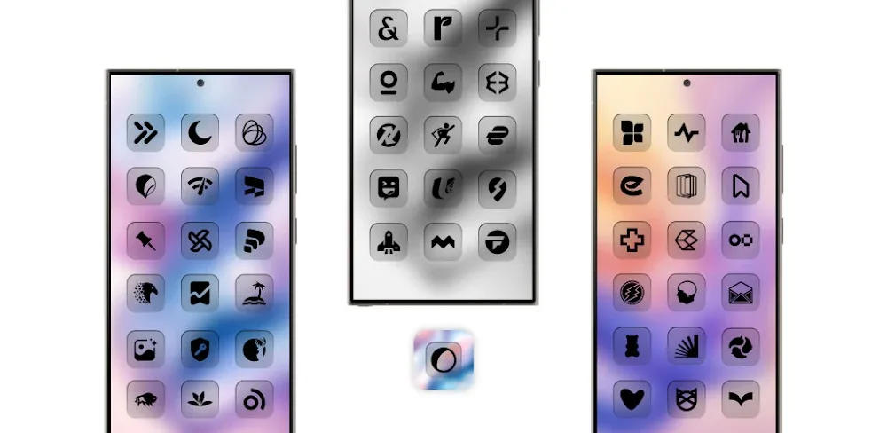 Eclipse Transparent Icon Pack v6.4 APK (Full Version)