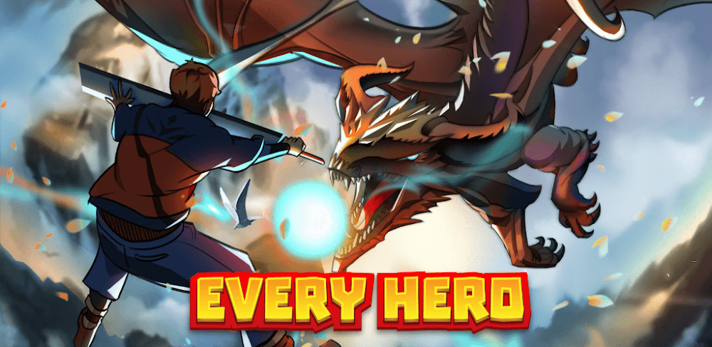 Every Hero v3.01 MOD APK (One Hit, God Mod, Attack Speed)
