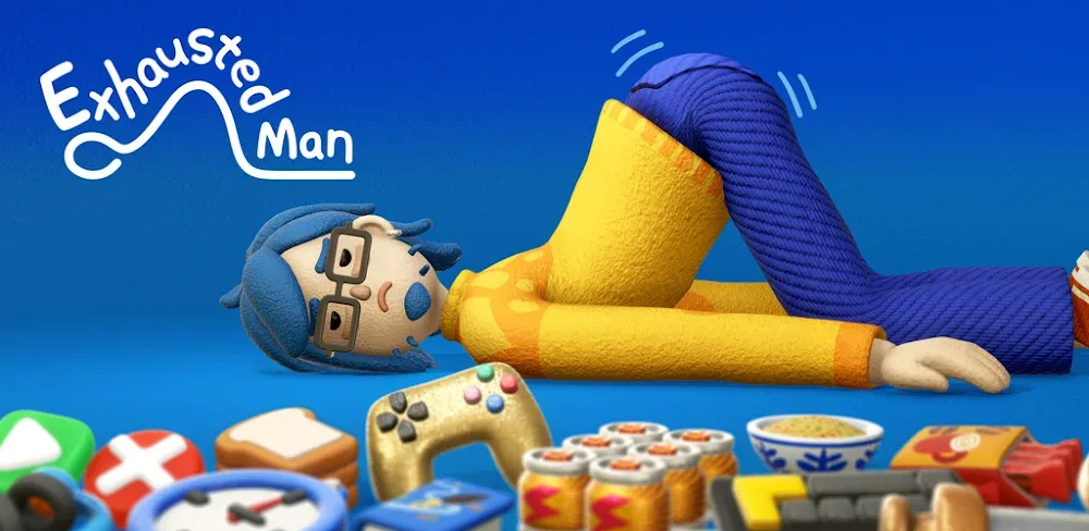 Exhausted Man v1.1.0.5 MOD APK (Unlocked All DLC)