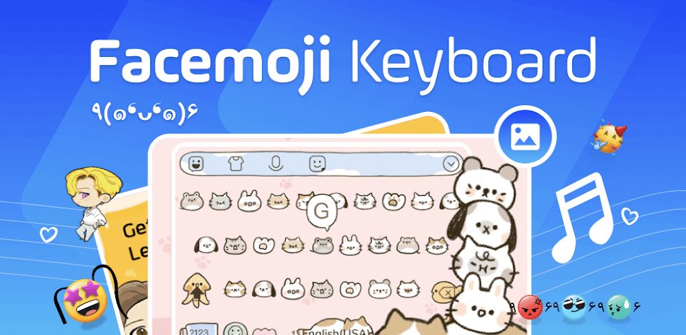 Facemoji Keyboard v3.3.6.4.2.1 MOD APK (Premium Unlocked)