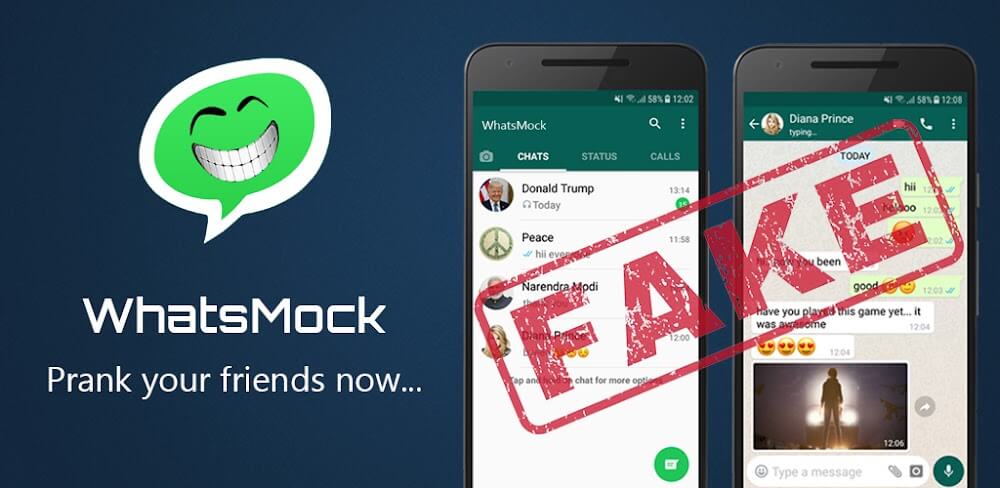WhatsApp Fake v1.1.17.5 MOD APK (Premium Unlocked)