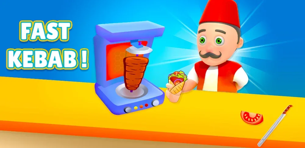 Fast Kebab! v0.25 MOD APK (Menu, Money, Exp Multiplayer)