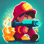 Firefighter: pixel shooter v0.0.1.0 MOD APK (Unlimited Money)