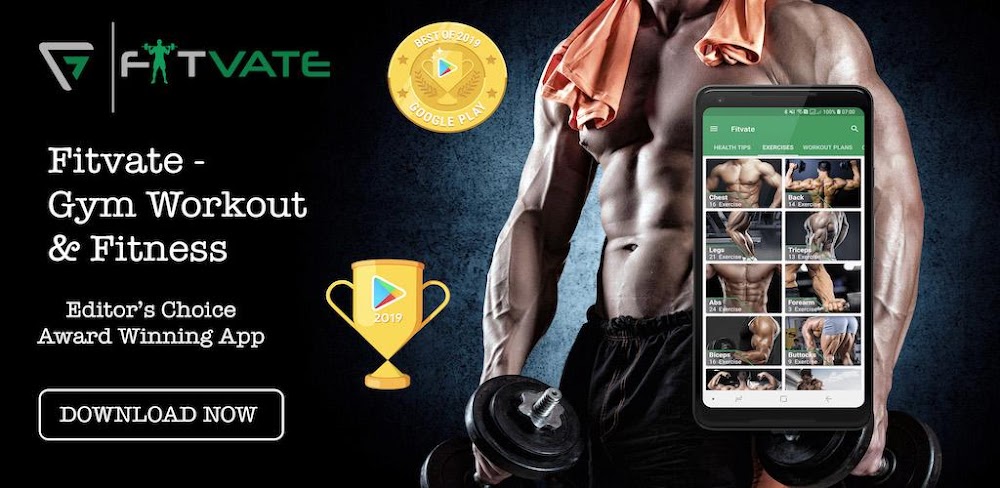 Fitvate v9.7 MOD APK (Premium Unlocked)