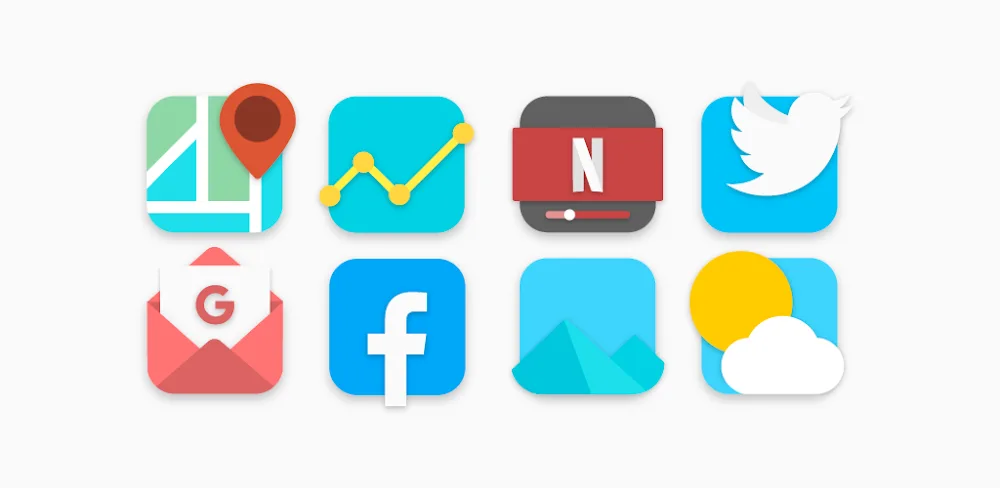 Flat Evo – Icon Pack v7.3 APK (Full Version)