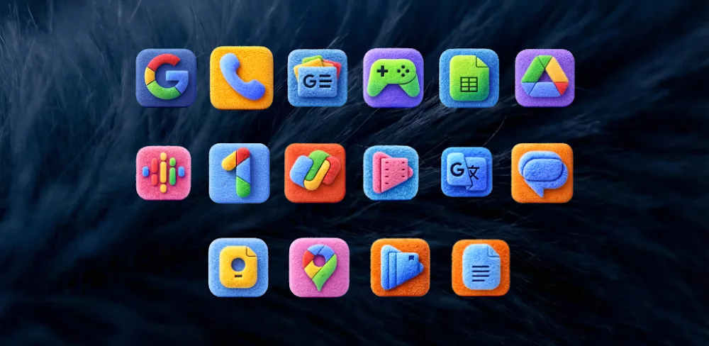 Fluffy 3D Plush Icon Pack v1.1.0.4 APK (Full Version)