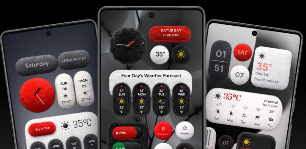 Fluffy Thing KWGT v1.1.0.6 APK (Full Version)