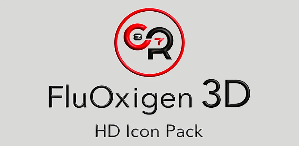 FluOxigen 3D – Icon Pack v7.2 APK (Full Version)