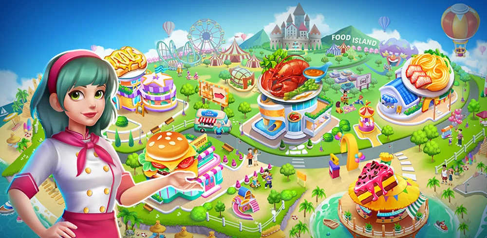 Food Island v1.1.0.20 MOD APK (Menu, Free Shopping)