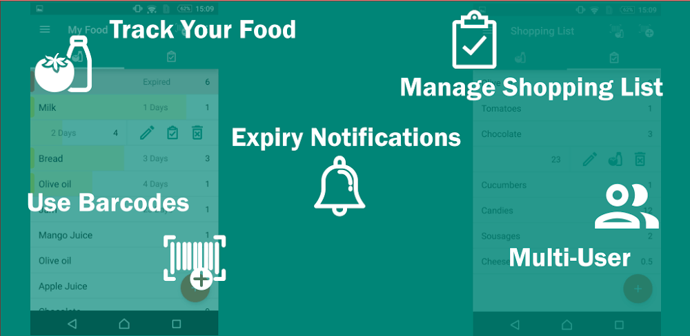 Food List Tracking & Shopping v1.1.0.35 MOD APK (Premium Unlocked)