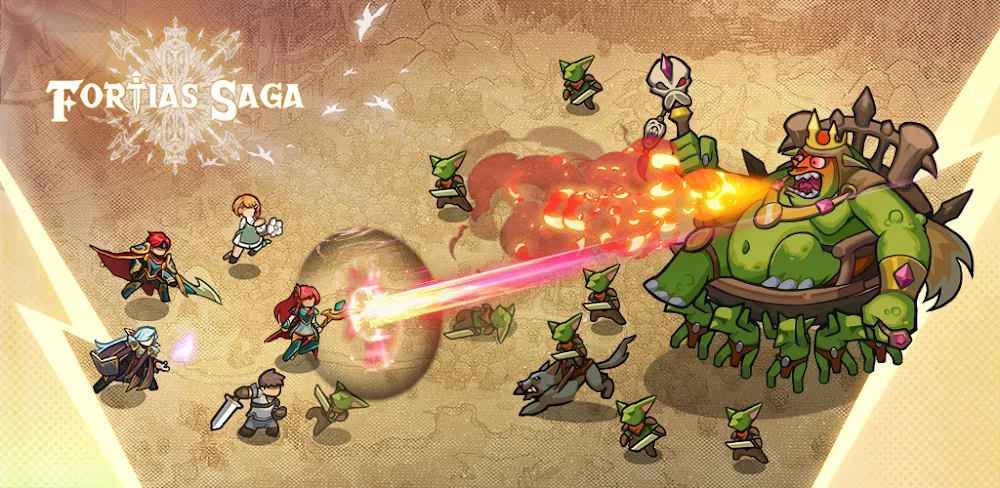 Fortias Saga v1.1.1.09 MOD APK (Damage, Defense Multiplier, God Mode)