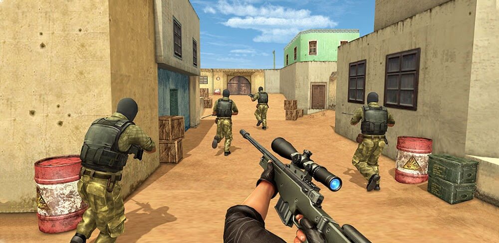 FPS Commando Shooting v16.16.0.6 MOD APK (One Hit/God Mode/Unlimited Money)
