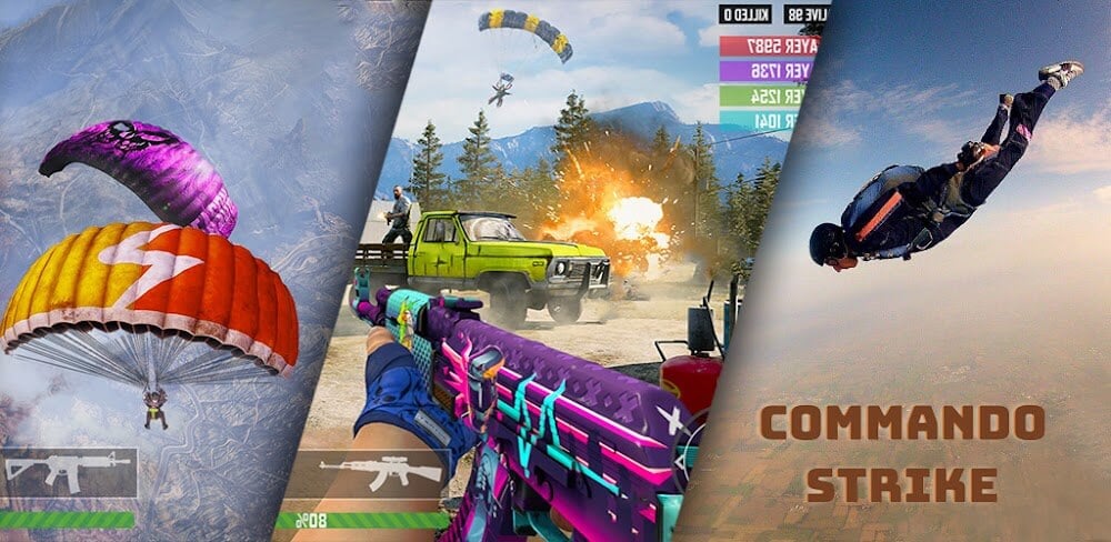 Commando Games v3.3.10.1 MOD APK (God Mode, Dumb Enemy)