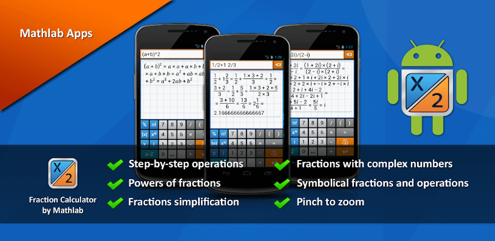 Fraction Calculator by Mathlab v2025.2025.09.55 APK (Full Version)
