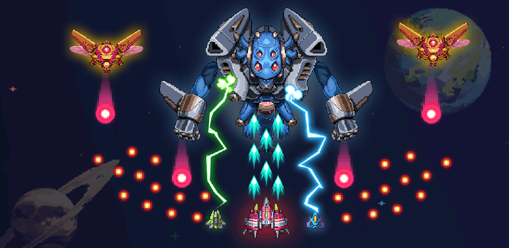 Galaxia Invader: Alien Shooter v1.1.7.0 MOD APK (Unlimited Money)