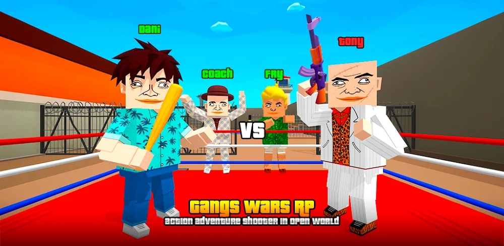 Gangs Wars: Pixel Shooter RP v0.0.25.65 MOD APK (Unlimited Moneys, God Mod, ADS Removed)