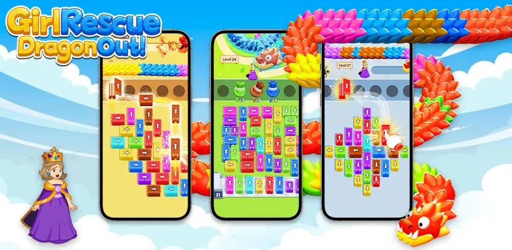 Girl Rescue: Dragon Out v1.1.0.5.4 MOD APK (Menu, God Mode, Unlocked No Ads)