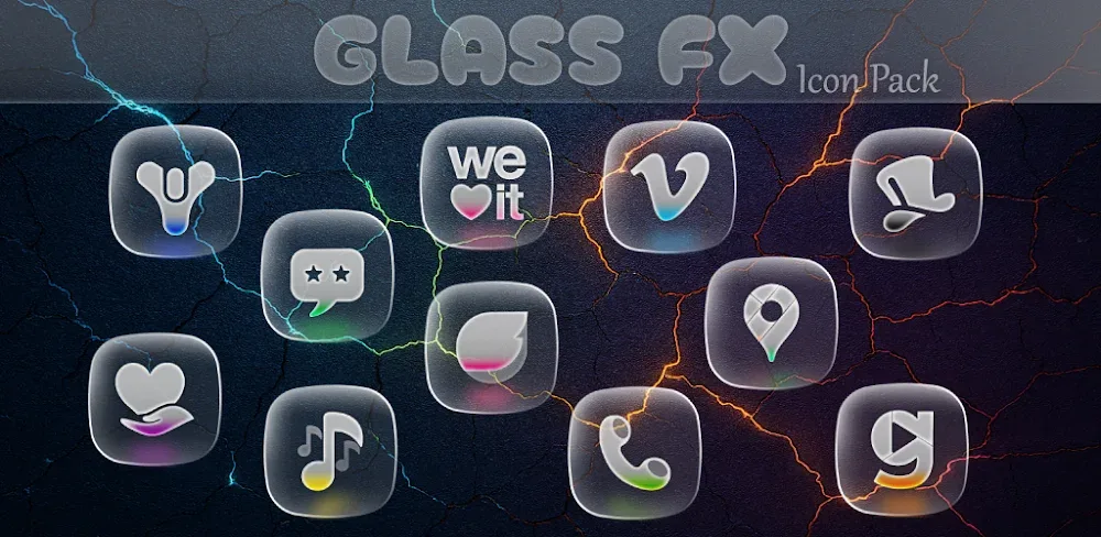 GlassFX Icon Pack v1.1.0.7 APK (Full Version)