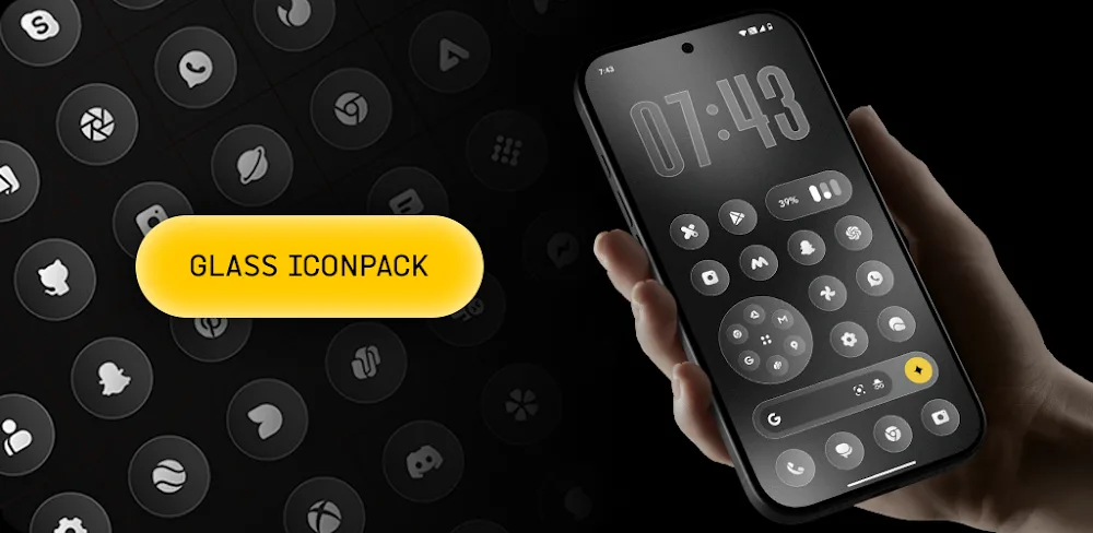 Glass Icon Pack v1.2 APK (Full Version)