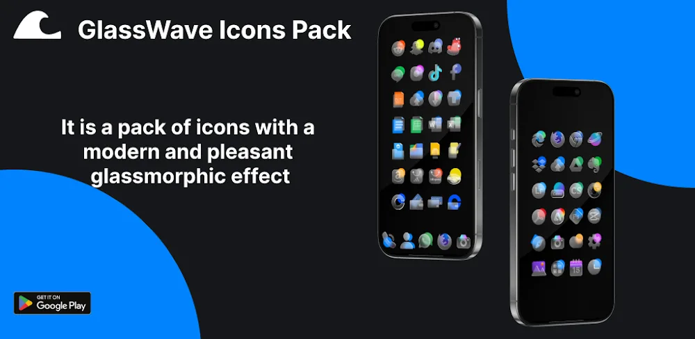 GlassWave Icons Pack v2.7 APK (Full Version)