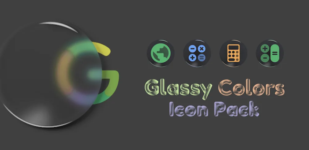 Glassy Colors Icons v1.1.2.0 APK (Full Version)