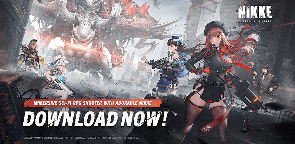 GODDESS OF VICTORY: NIKKE v144.144.8.11 MOD APK (God Mode, Damage, Ammo)