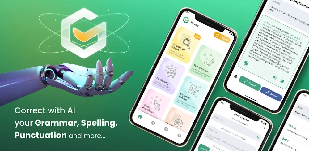 Grammar Check by AI Corrector v13.2 MOD APK (Premium Unlocked)