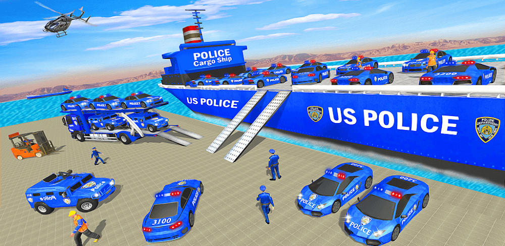 Grand Police Transport Truck v1.1.5.1 MOD APK (Unlock All Chapters)