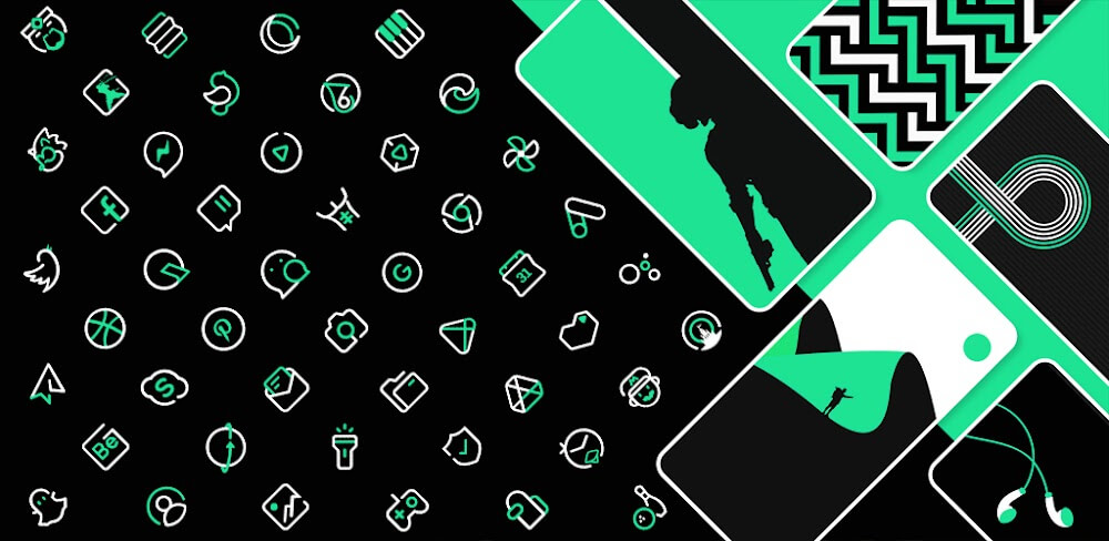 GreenLine Icon Pack v7.1 APK (Full Version)
