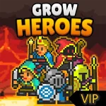 Grow Heroes VIP v6.6.3.2 MOD APK (Menu, Damage Multiplier, Free Purchase)