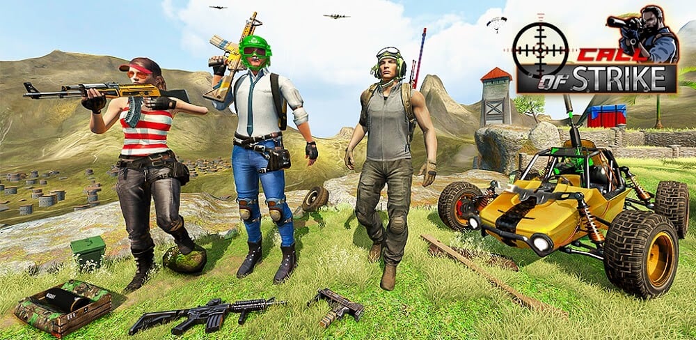 Gun Strike: Fps Shooting Games MOD APK v6.3 (God Mode, Dumb Enemy)