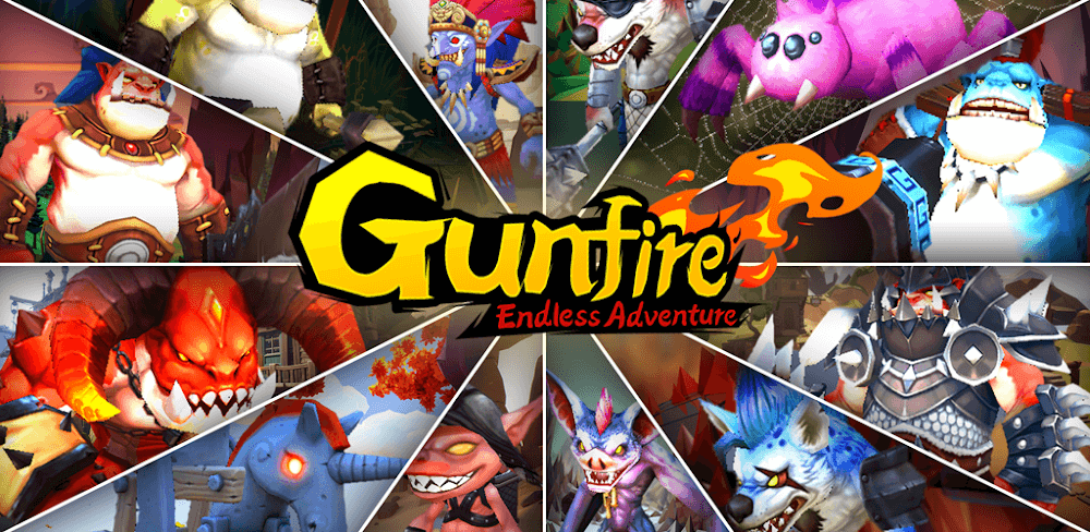 Gunfire: Endless Adventure MOD APK v1.1.0.17 (God Mode, One Hit, Money)