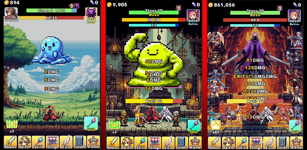 Hack and slash clicker v1.1.0052 MOD APK (Mega Mod)