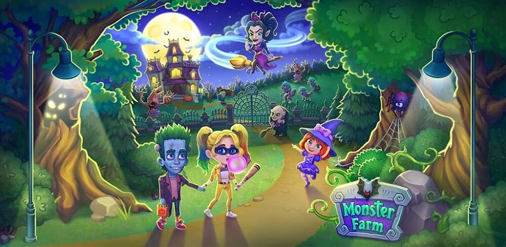 Monster Farm. Family Halloween v2.40 MOD APK (Unlimited Money)