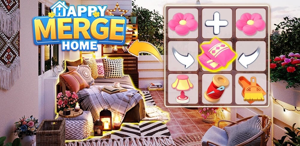 Happy Merge Home v1.1.0.69 MOD APK (Unlimited Money)