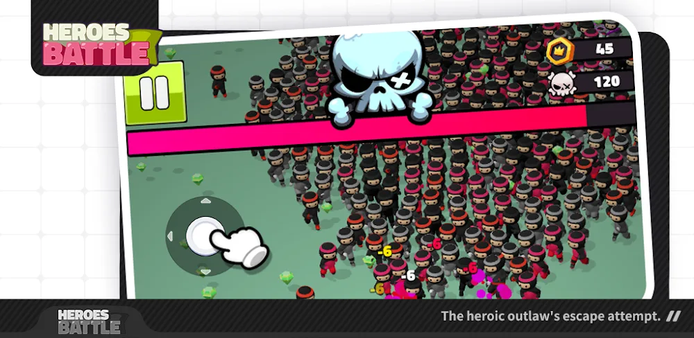 Heroes battle v3.3.4.4 MOD APK (Menu, God Mode)