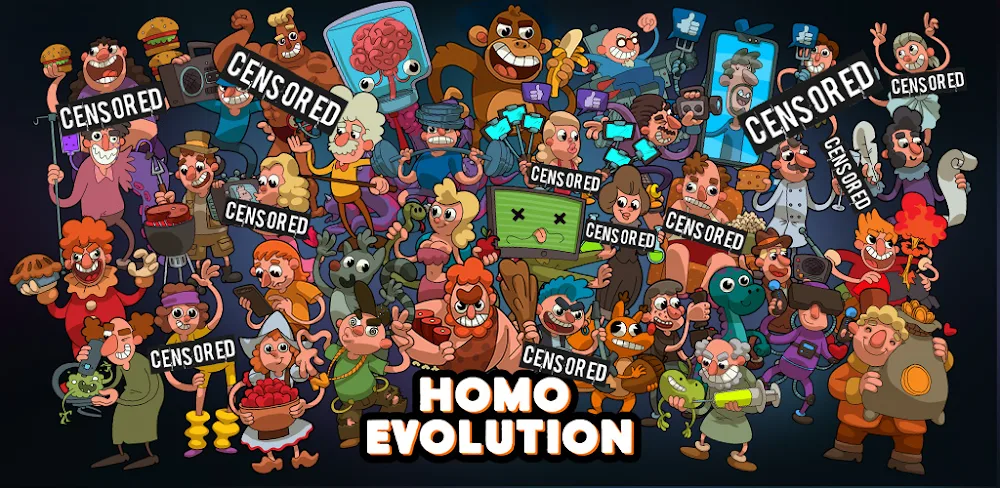 Homo Evolution: Human Origins v1.1.6.13 MOD APK (Unlimited Gold, Diamonds, Free Spaces)