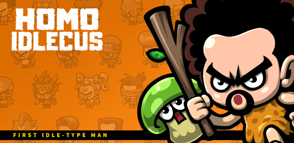 Homo Idles MOD APK v2.85 (God Mode, One Hit)