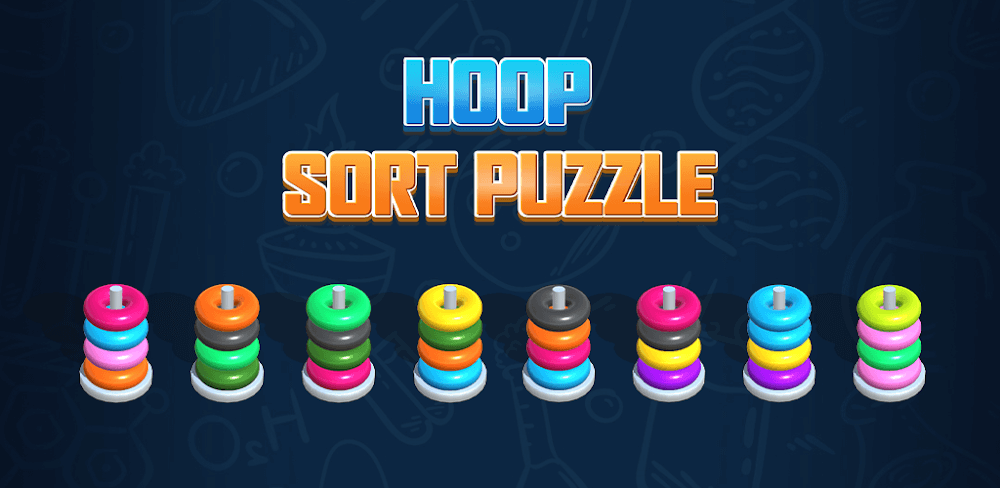 Hoop Sort Puzzle: Color Ring v1.1.3.2 MOD APK (Free Rewards)