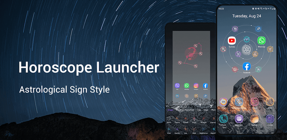 Horoscope Launcher v4.4.9.1 MOD APK (Premium Unlocked)