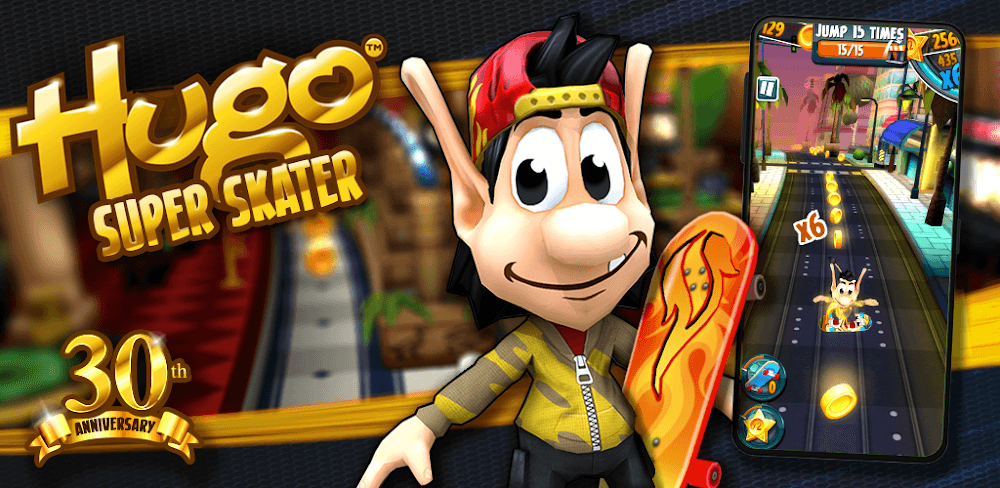 Hugo Super Skater v1.1.5.1 MOD APK (Free Shopping)