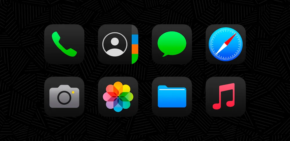 iDarkOS 18 – Icon Pack v1.1.4.2 APK (Full Version)