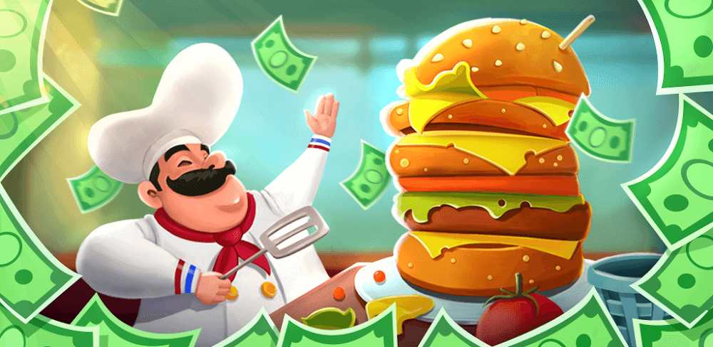 Idle Burger Tycoon MOD APK v2.2.5.6 (Free Upgrades)